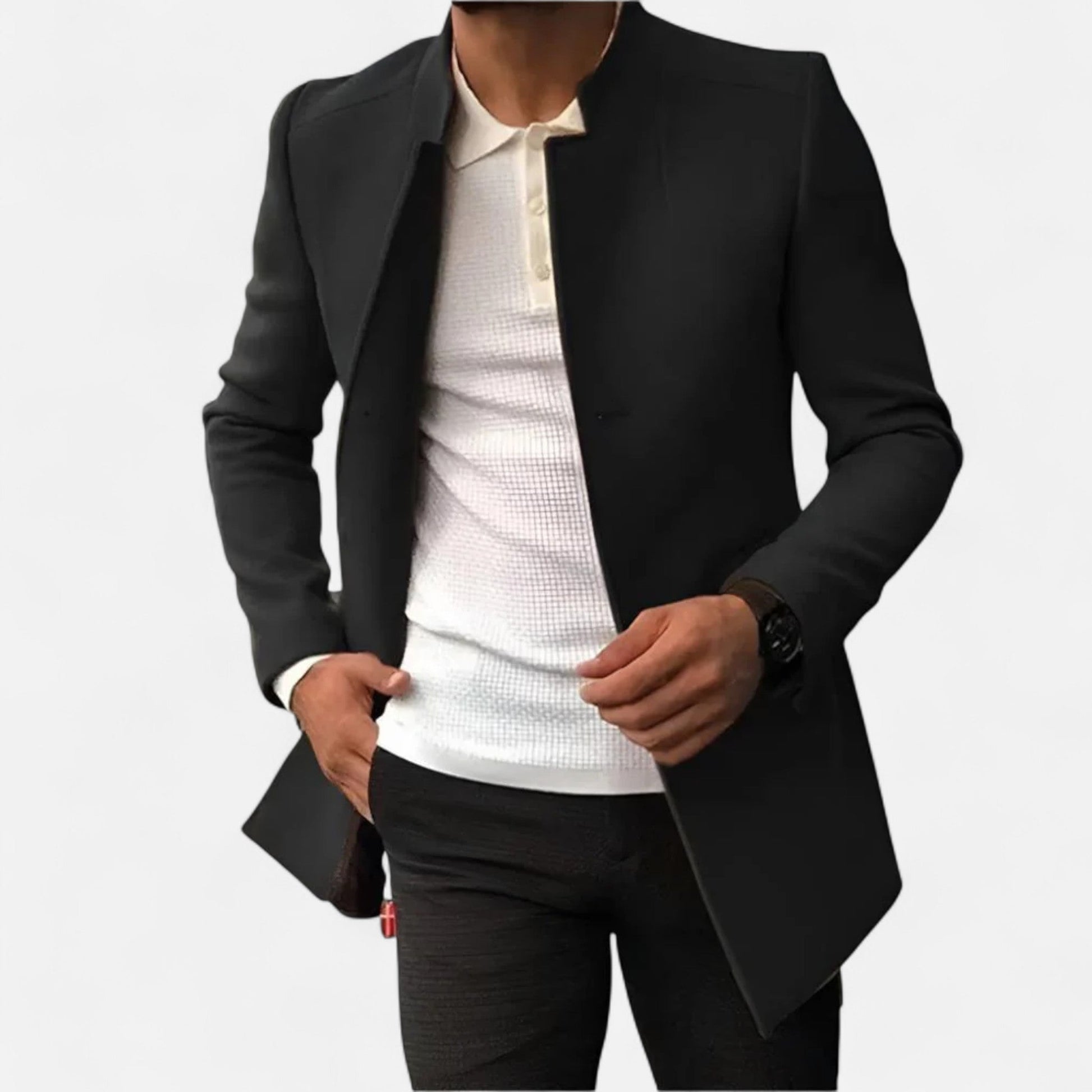 Abrigo Hombre de Lana Corte Clásico Elegante - Mavetta