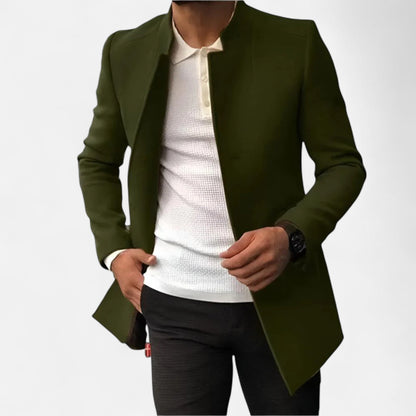 Abrigo Hombre de Lana Corte Clásico Elegante