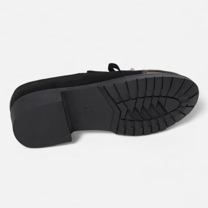 Mocasines Mujer Estilo Retro Detalle Lazo