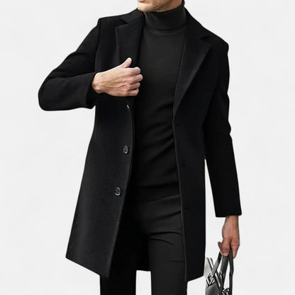 Abrigo Hombre Lana Estilo Business Casual