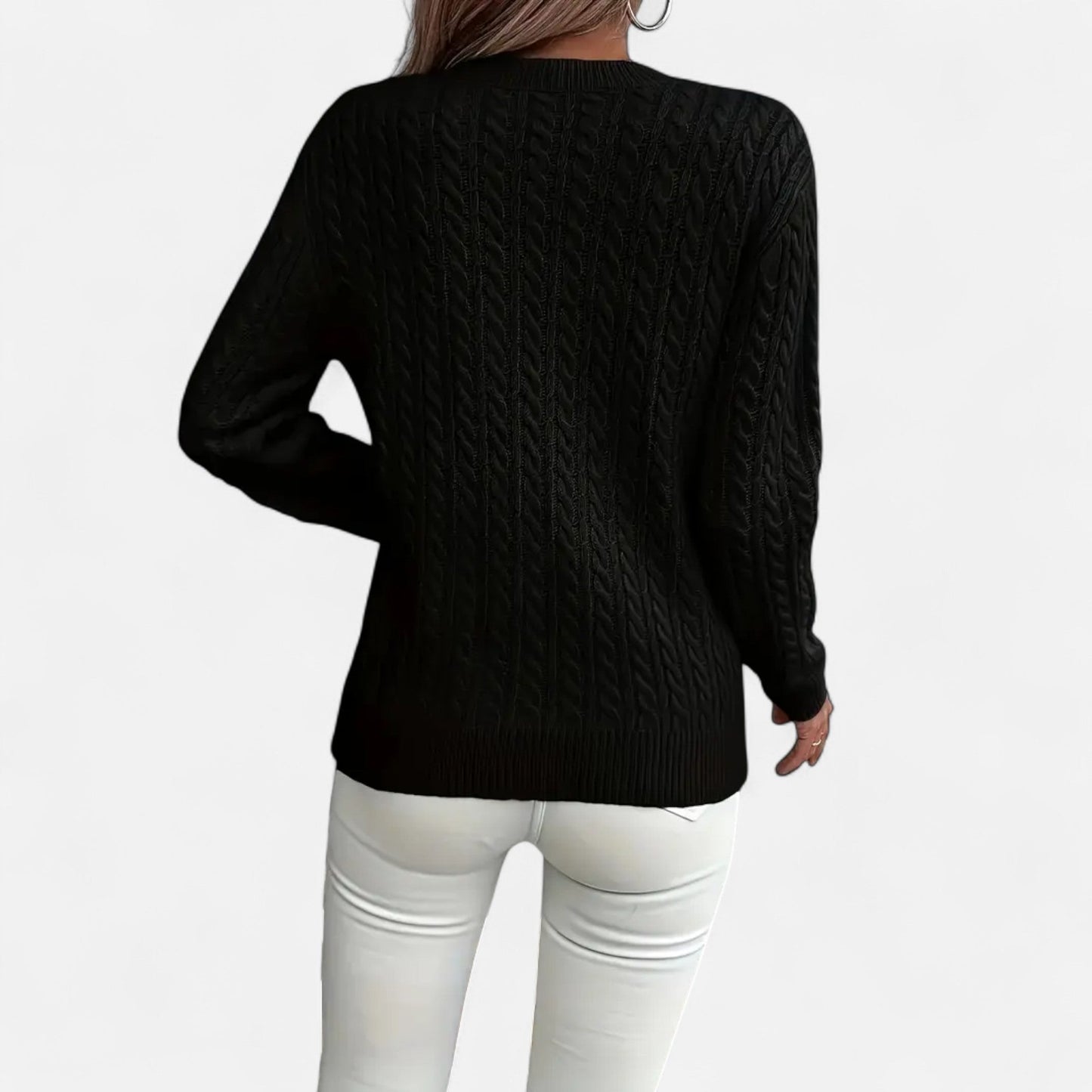 Jersey Mujer de Acrílico Silueta Clásica Invierno