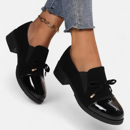 Mocasines Mujer Estilo Retro Detalle Lazo