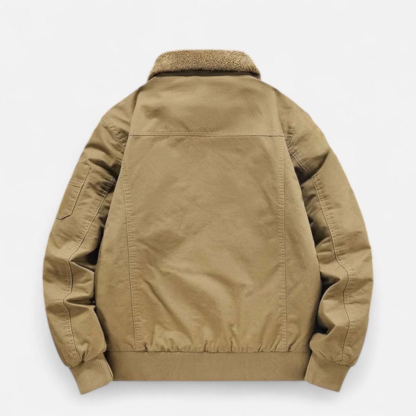 Chaqueta Hombre Invierno Algodón y Lana Ajuste Clásico