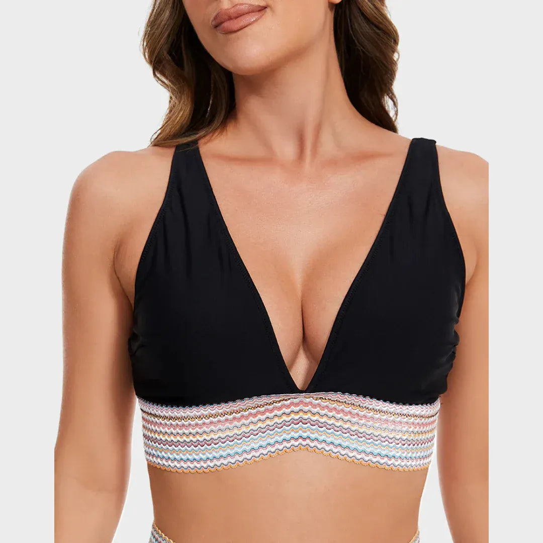 Bikini Mujer Cintura Alta Banda Moldeadora