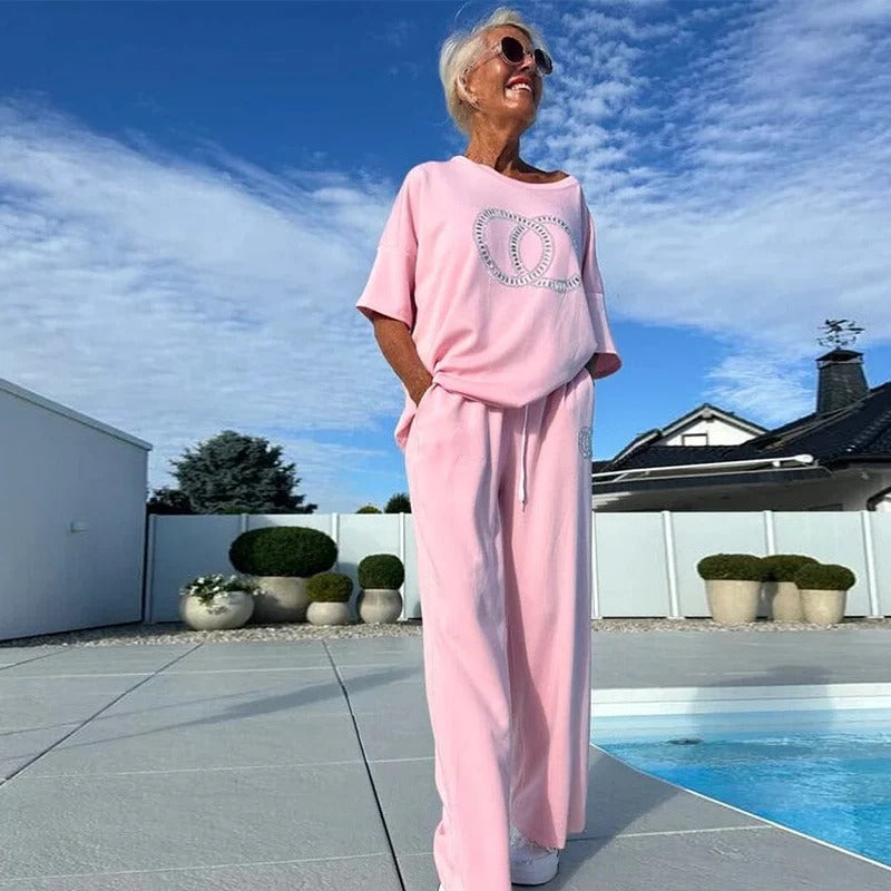 Conjunto Mujer de y Pantalón Holgado
