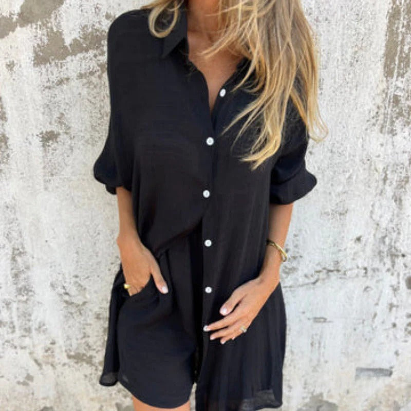 Conjunto Casual Mujer de Tejido Suave Corte Relajado