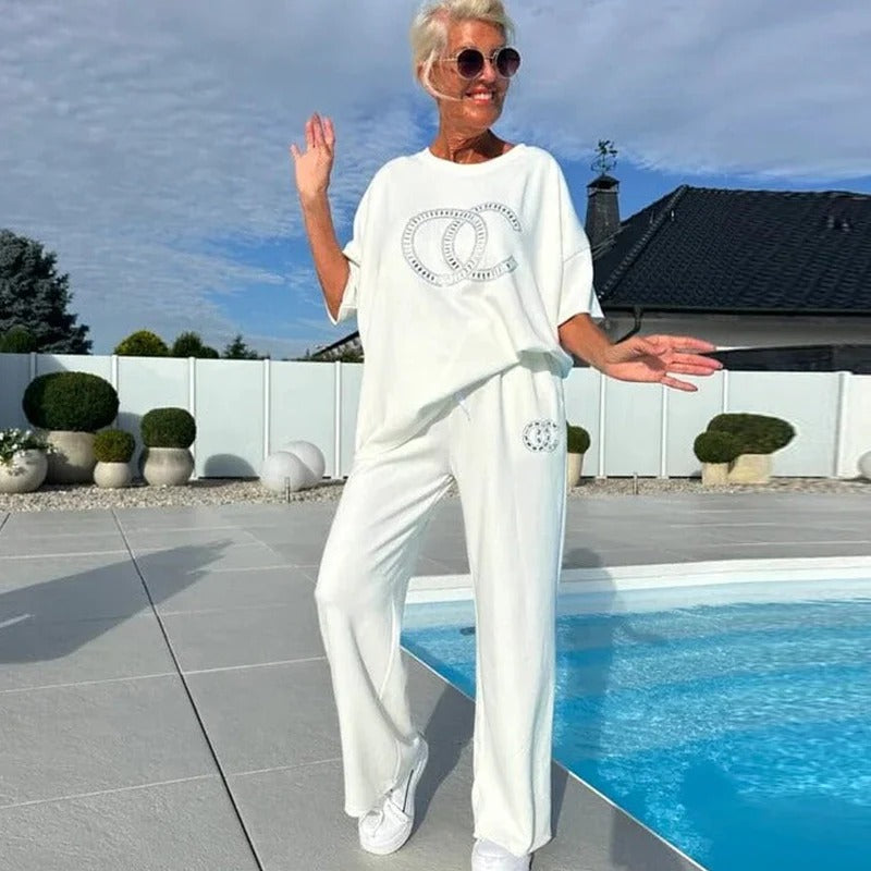 Conjunto Mujer de y Pantalón Holgado