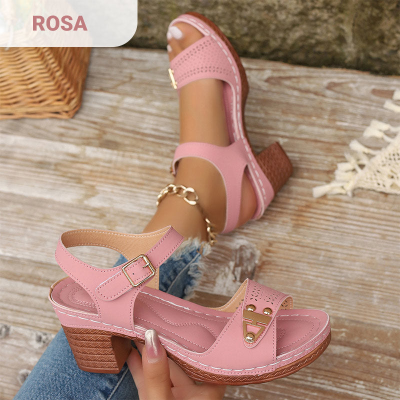 Sandalias Mujer Tacón Alto Elegantes