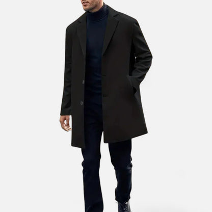 Abrigo Hombre Lana Estilo Business Casual