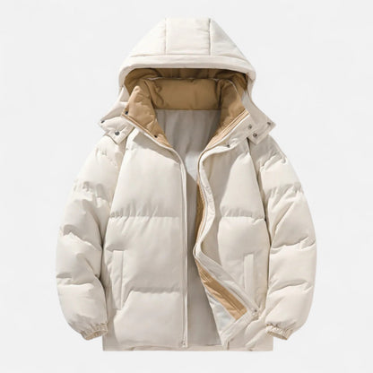 Chaqueta Acolchada Hombre con Capucha Desmontable Invierno - Mavetta