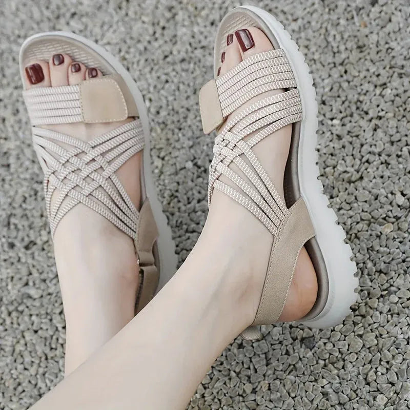 Sandalias ortopédicas mujer confortables ajuste ergonómico