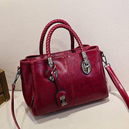 Bolso Tote Mujer Estilo Retro Estructurado