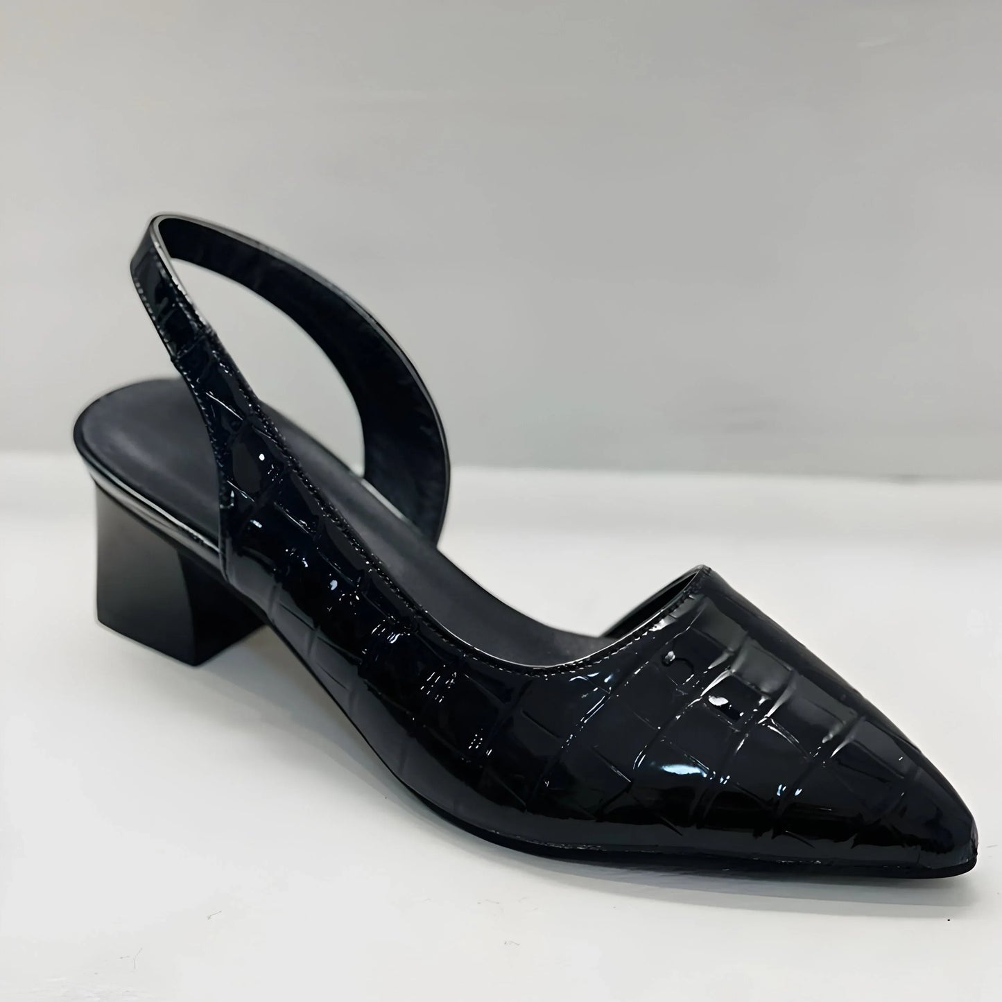 Zapatos Mujer con Tacón Cuadrado Elegante