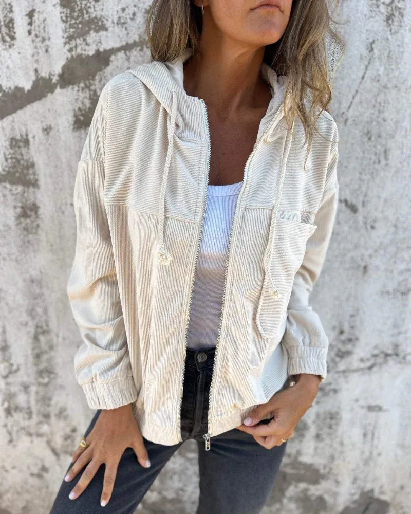 Chaqueta ligera mujer corte entallado