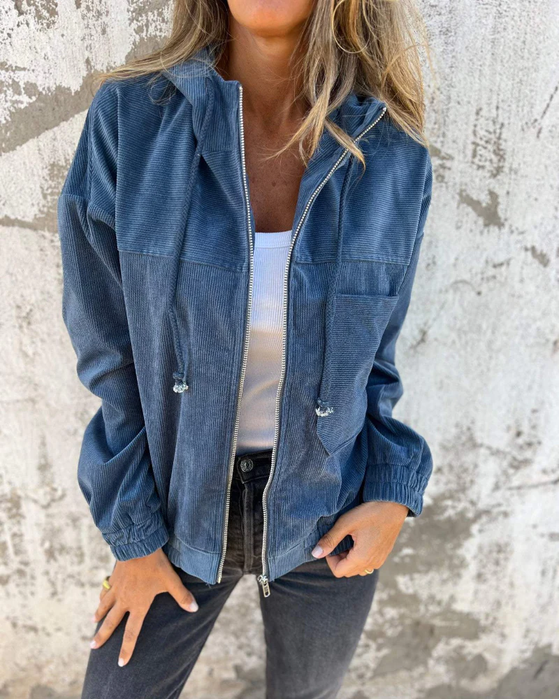 Chaqueta ligera mujer corte entallado