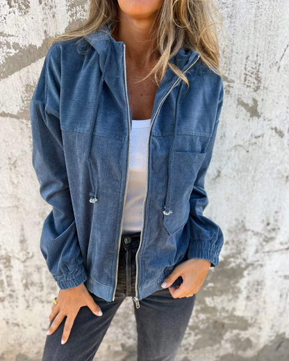 Chaqueta ligera mujer corte entallado