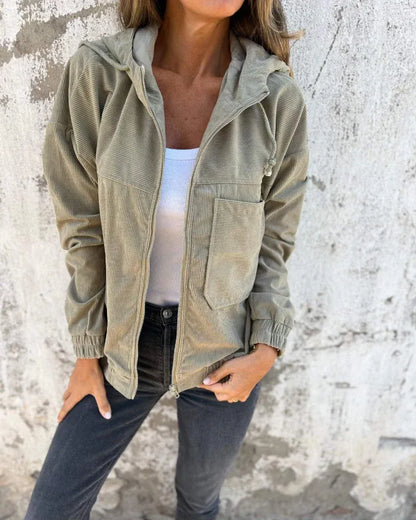 Chaqueta ligera mujer corte entallado