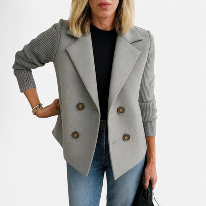 Abrigo mujer de lana invierno elegante
