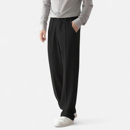 Pantalón Hombre Estilo Sartorial Corte Recto Ajustado