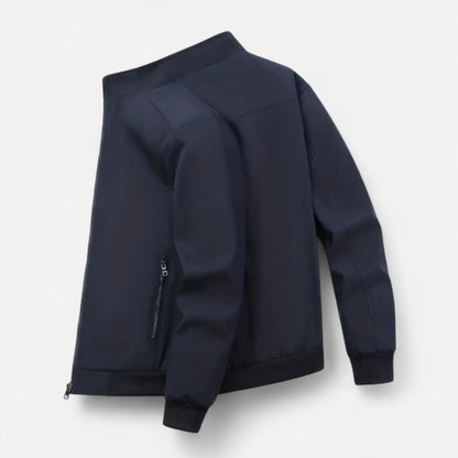 Chaqueta Ligera Hombre con Cremallera y Cuello Alto