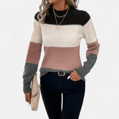 Jersey Mujer Cuello Alto Ajuste Clásico