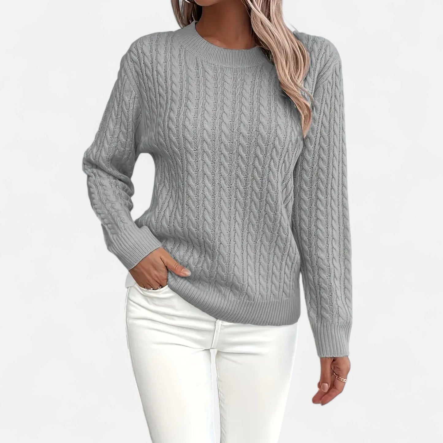 Jersey Mujer de Acrílico Silueta Clásica Invierno