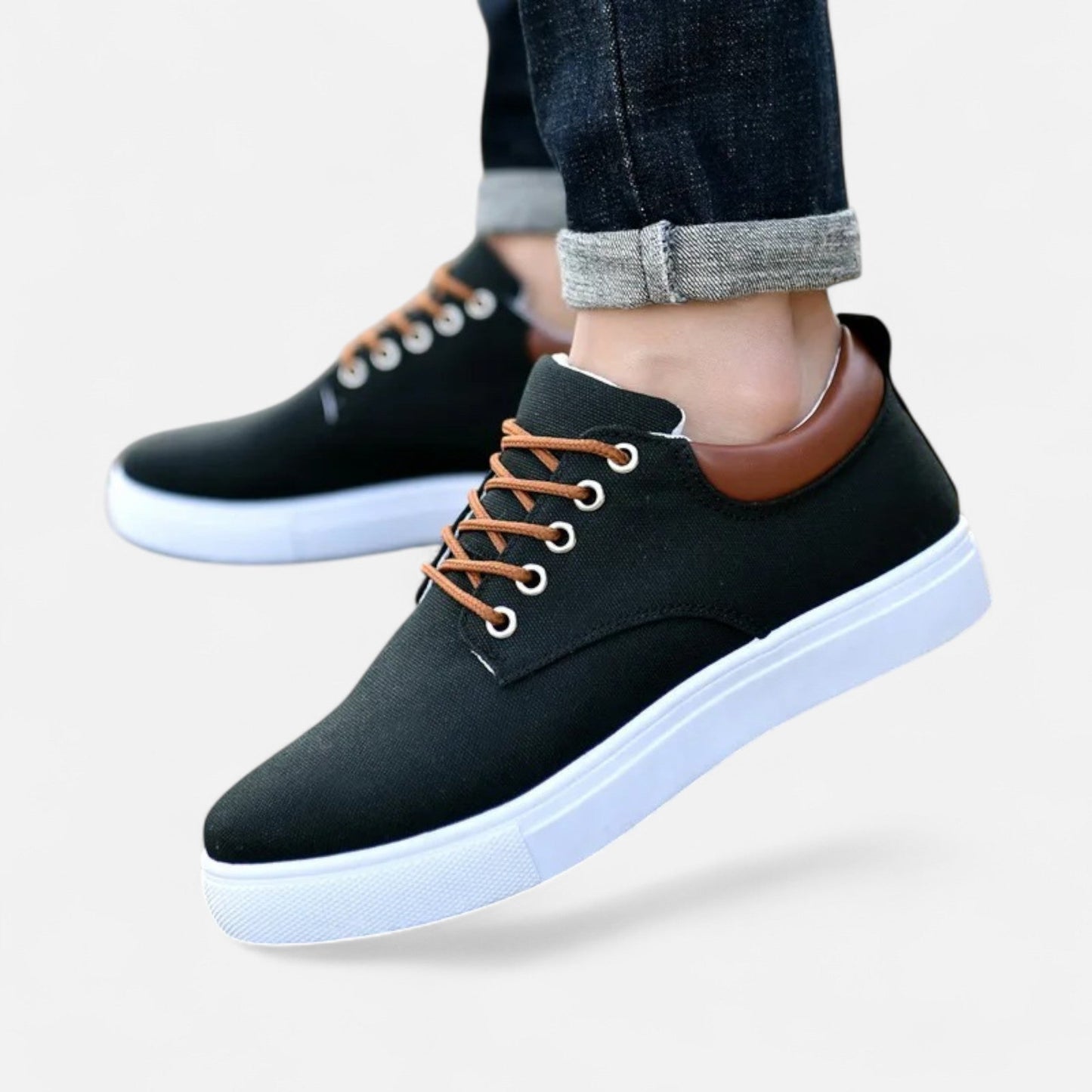 Zapatillas Hombre de Lona Suela Antideslizante Invierno