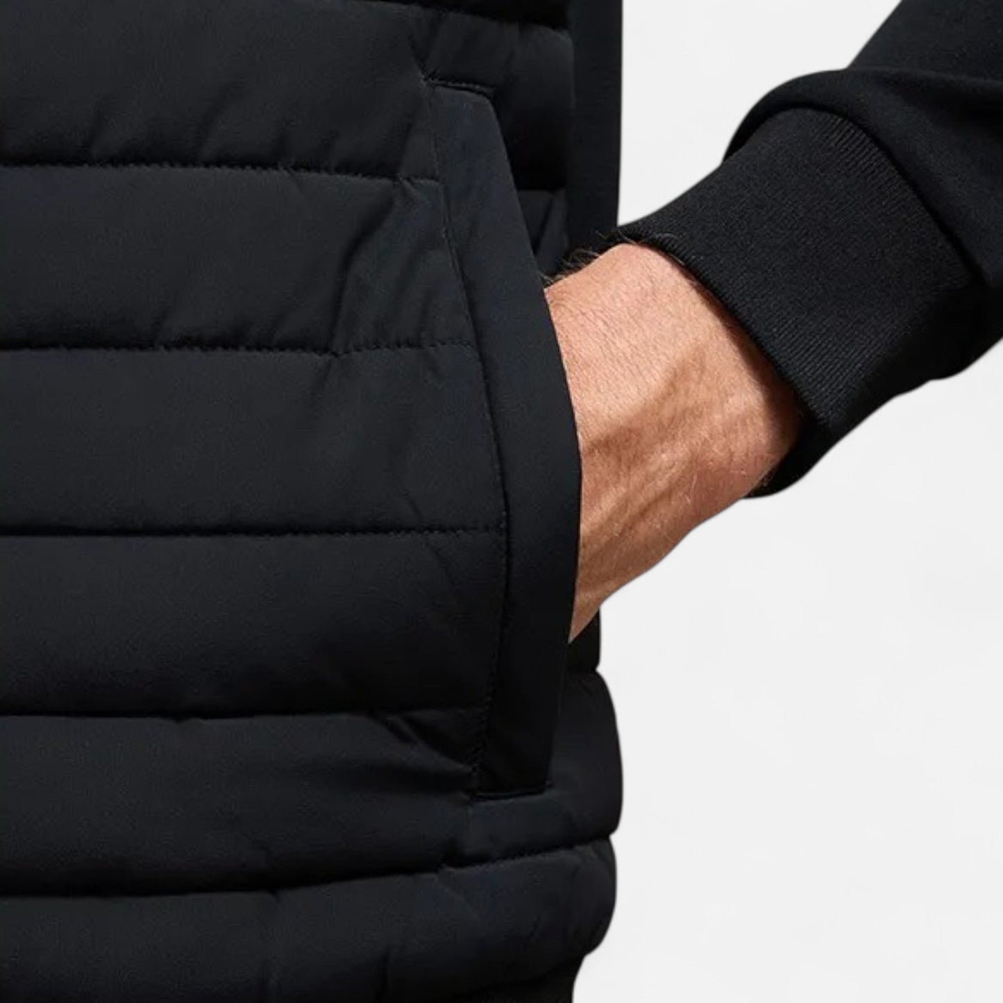 Chaqueta Hombre Ligera Invierno Cuello Alto