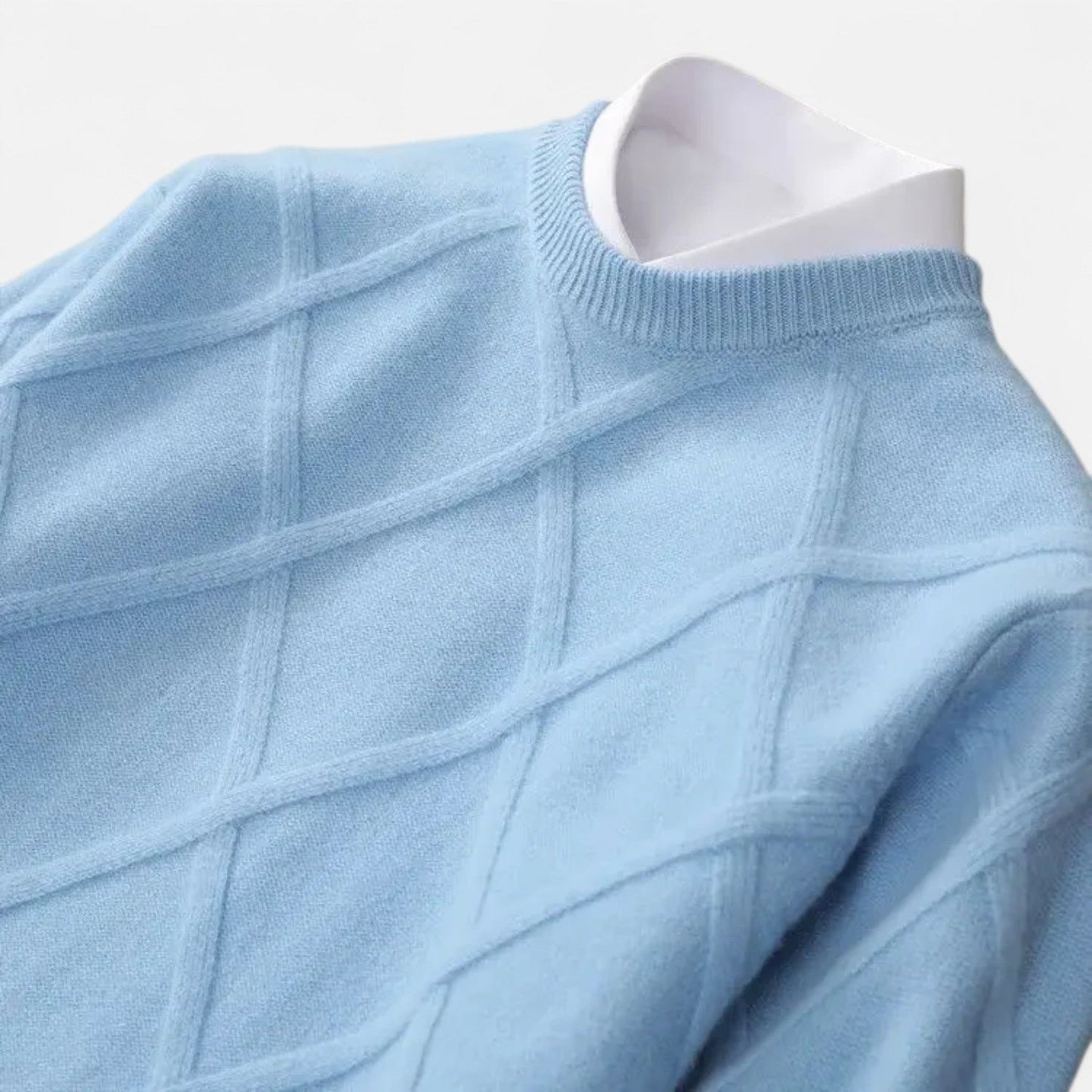 Jersey Hombre de Cachemira Punto Argyle
