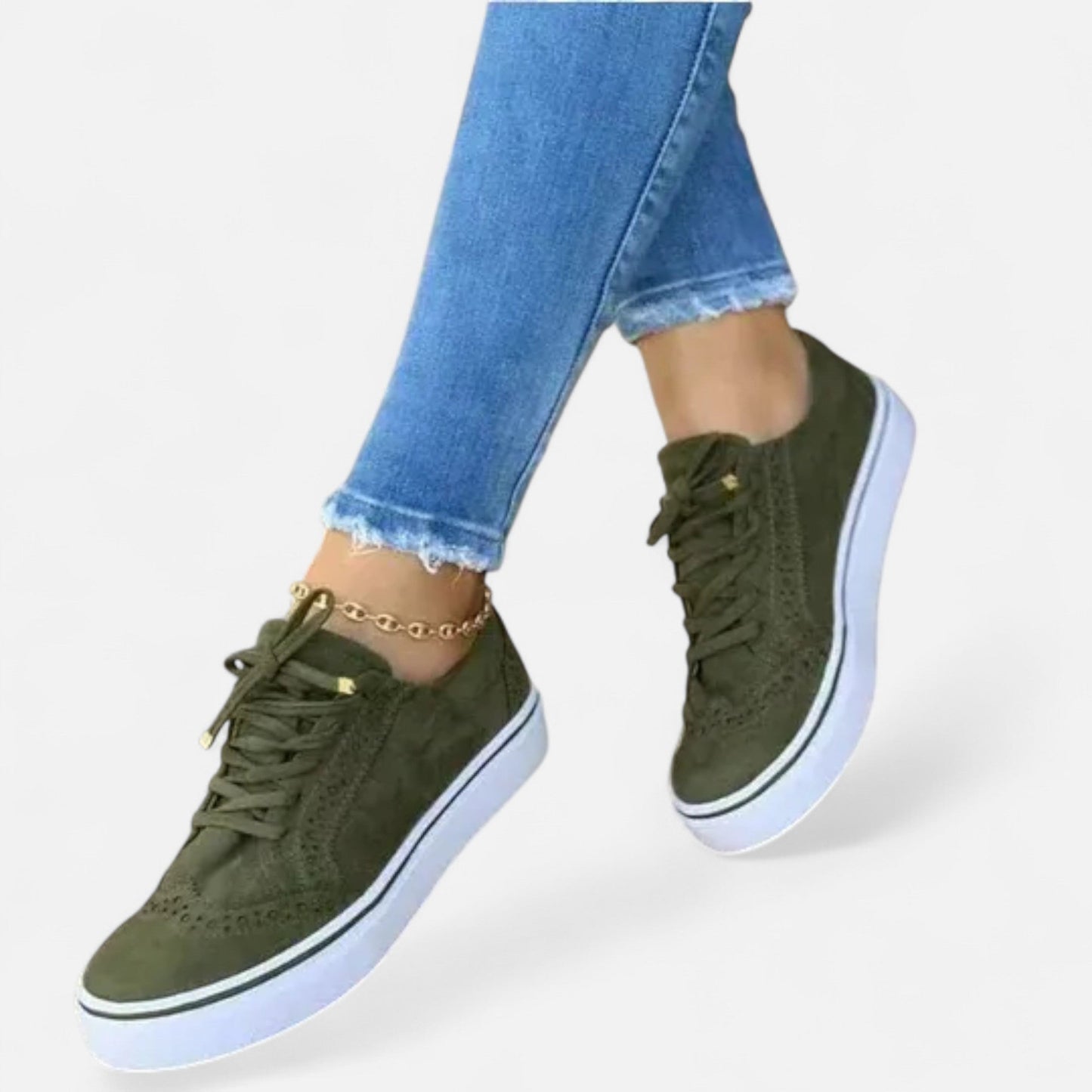 Zapatillas Mujer Punta Redonda Diseño Sencillo
