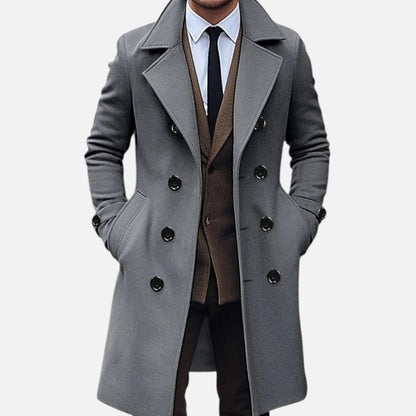 Abrigo Hombre Doble Botonadura Invierno