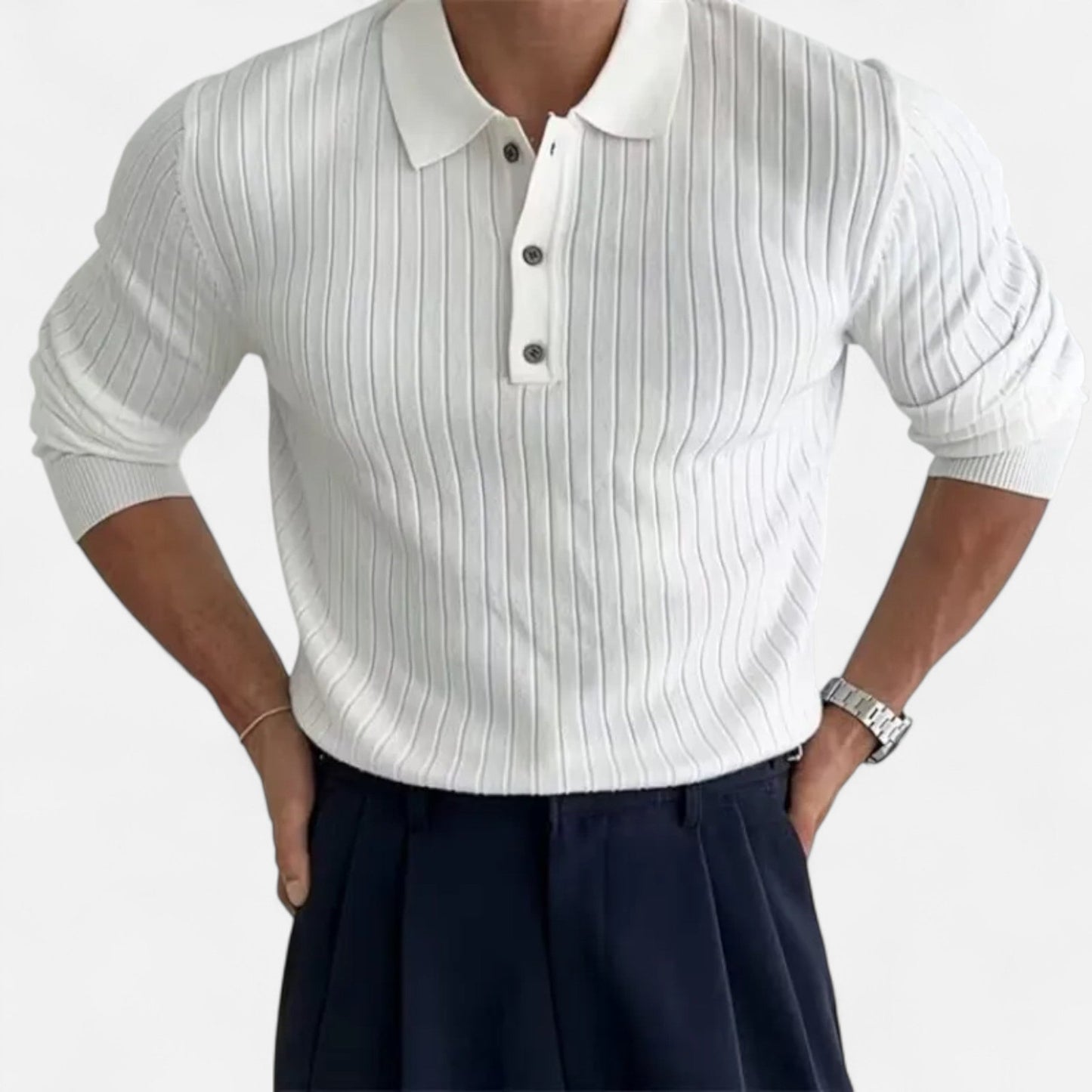 Camisa Polo Hombre Punto Ligero Corte Clasico
