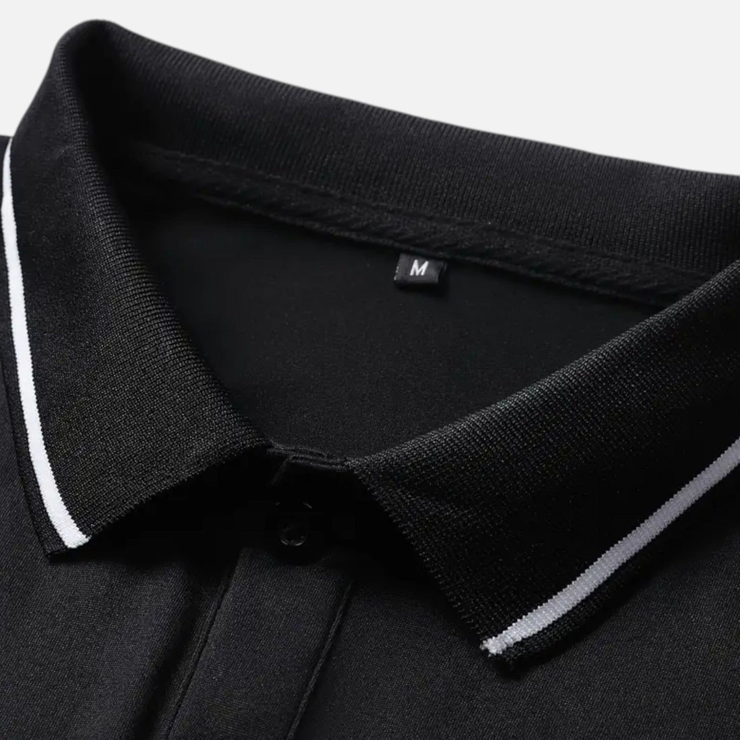 Polo Hombre Algodón Manga Larga Estilo Rugby