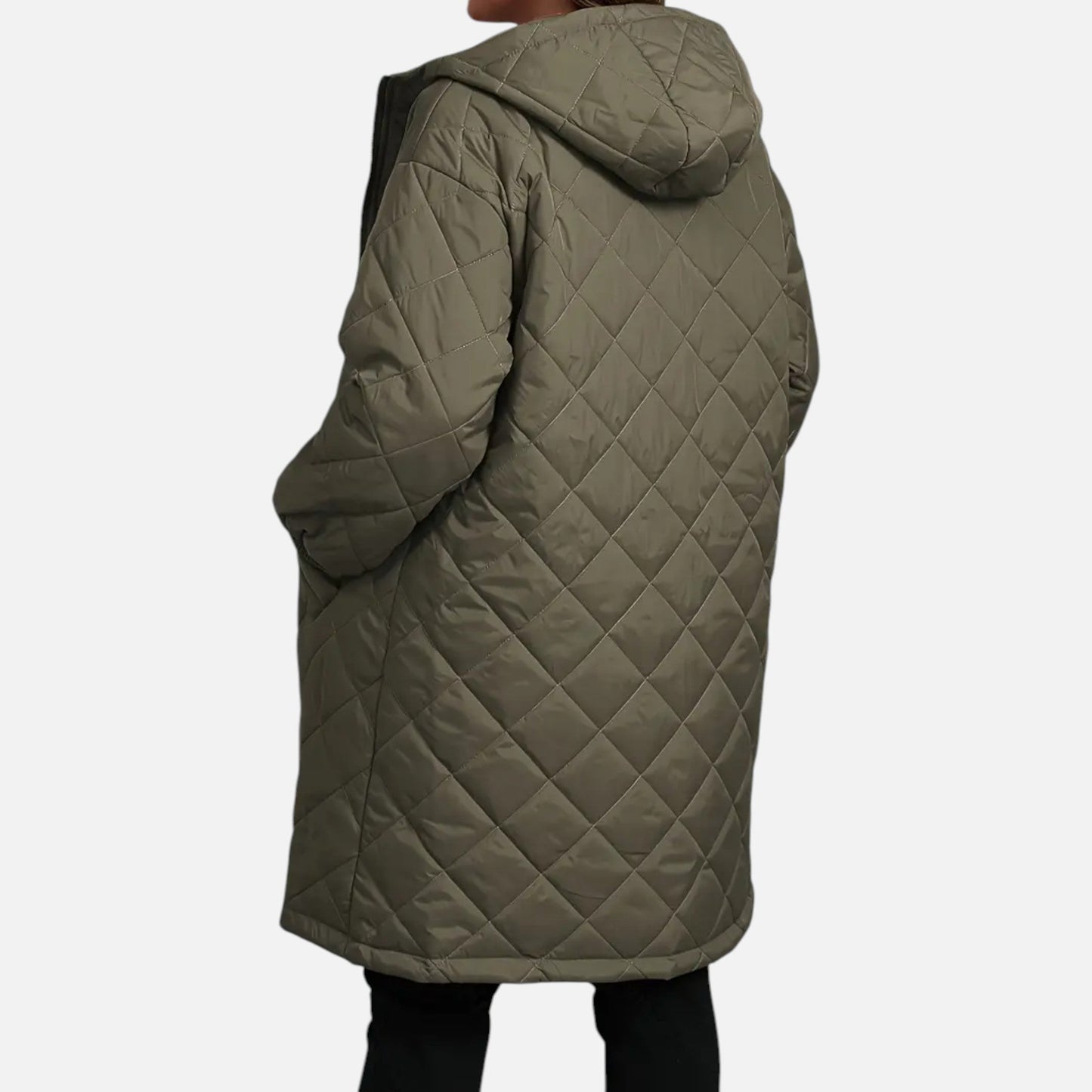 Chaqueta Acolchada Mujer Tallas Grandes Ajuste Comodo