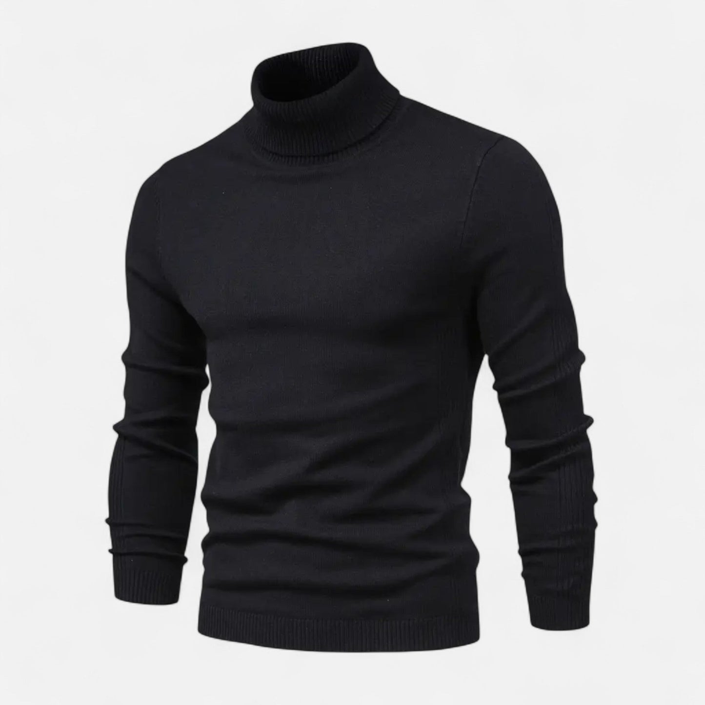 Jersey Hombre Cuello Alto Clásico Ajuste Regular