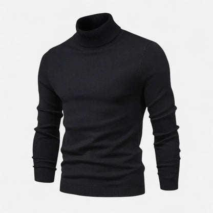 Jersey Hombre Cuello Alto Clásico Ajuste Regular