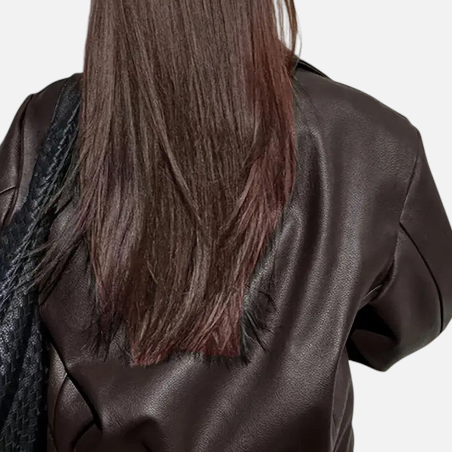 Chaqueta Motera Mujer de Polipiel Ajuste Slim