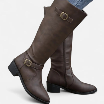 Botas Altas Mujer Tacón Medio Elegantes
