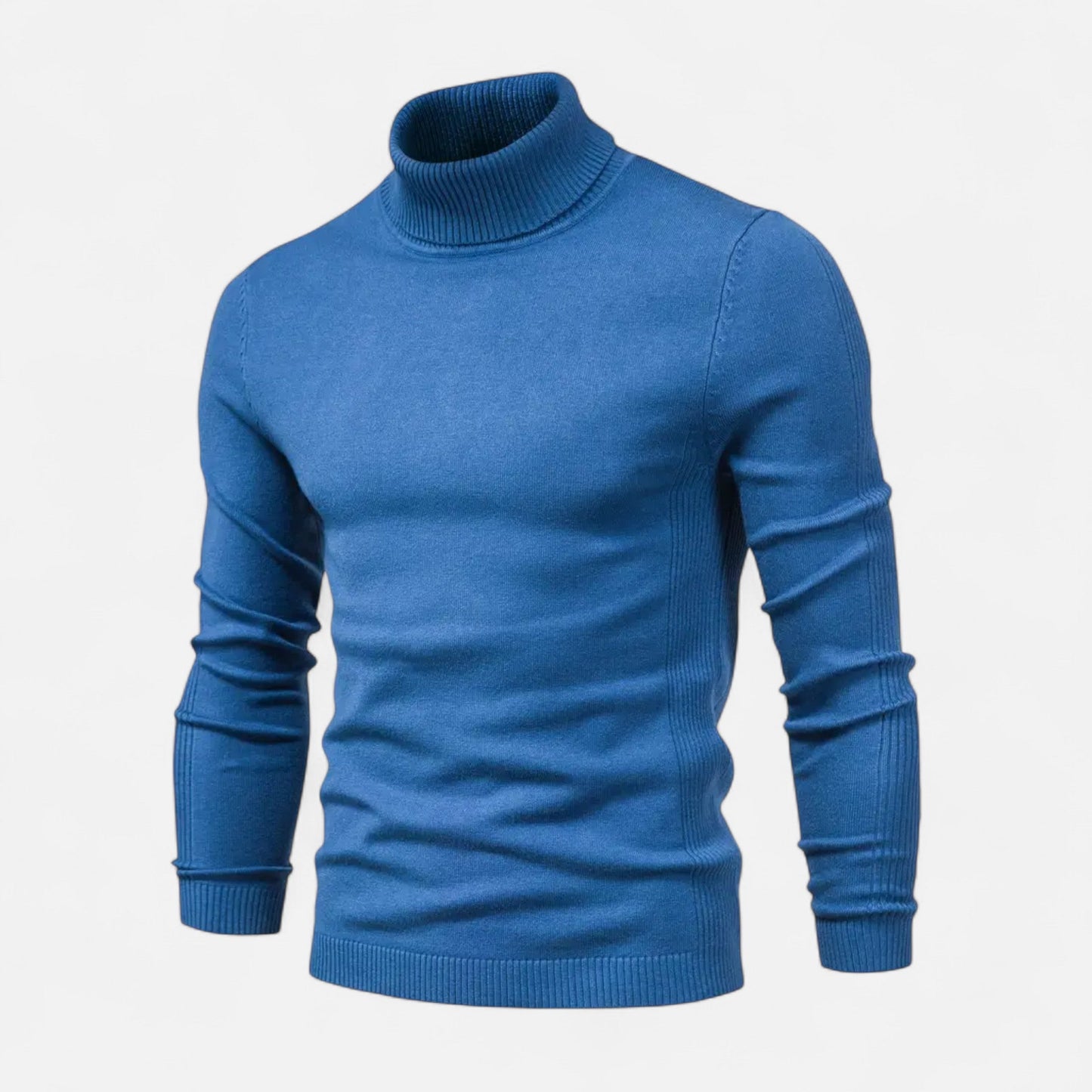 Jersey Hombre Cuello Alto Clásico Ajuste Regular