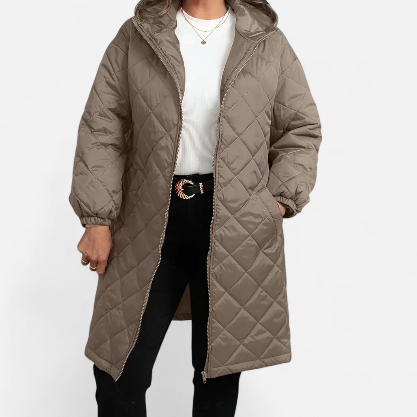 Chaqueta Acolchada Mujer Tallas Grandes Ajuste Comodo