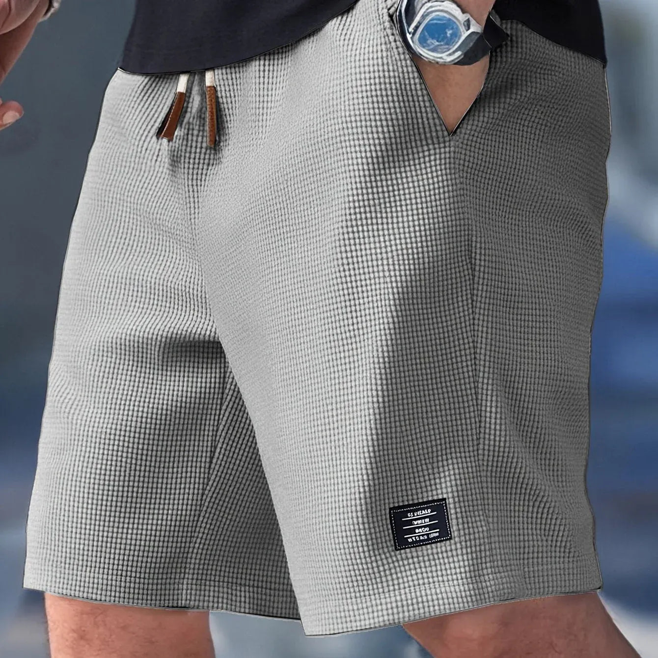 Pantalones cortos hombre verano corte cómodo