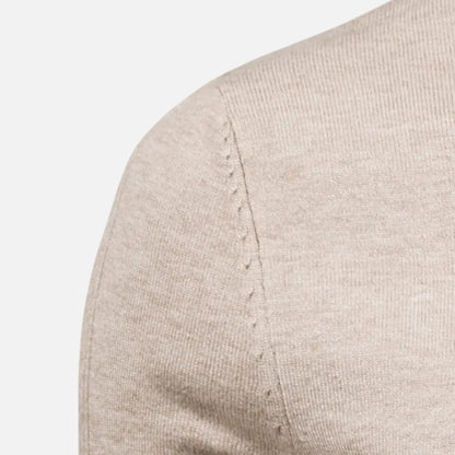 Jersey Hombre Cuello Alto Clásico Ajuste Regular