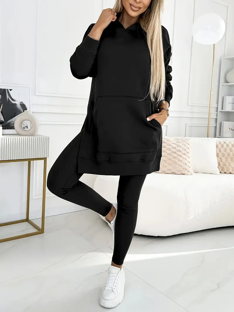 Conjunto Casual Mujer con Capucha Ajuste Cómodo