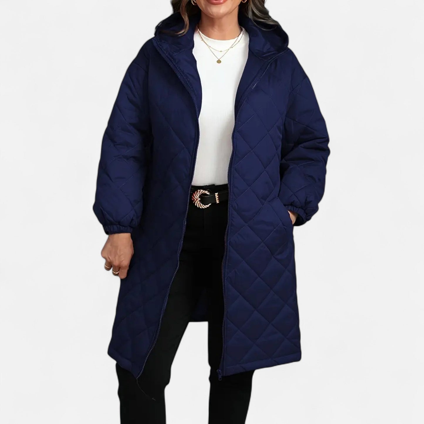 Chaqueta Acolchada Mujer Tallas Grandes Ajuste Comodo