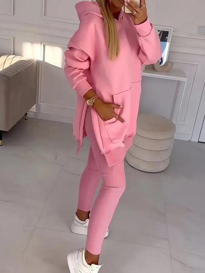Conjunto Casual Mujer con Capucha Ajuste Cómodo