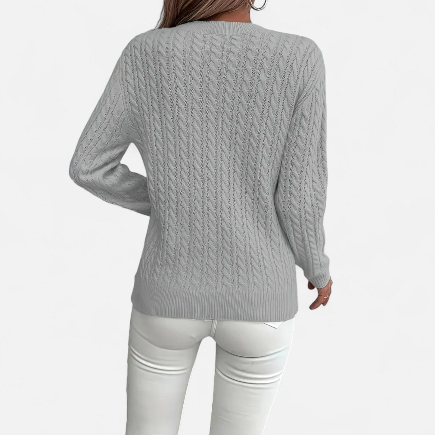 Jersey Mujer de Acrílico Silueta Clásica Invierno