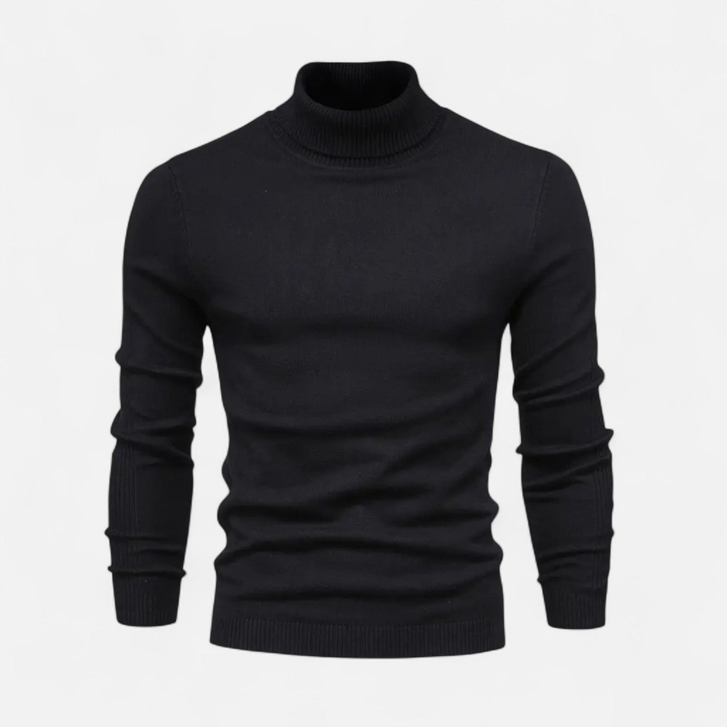 Jersey Hombre Cuello Alto Clásico Ajuste Regular