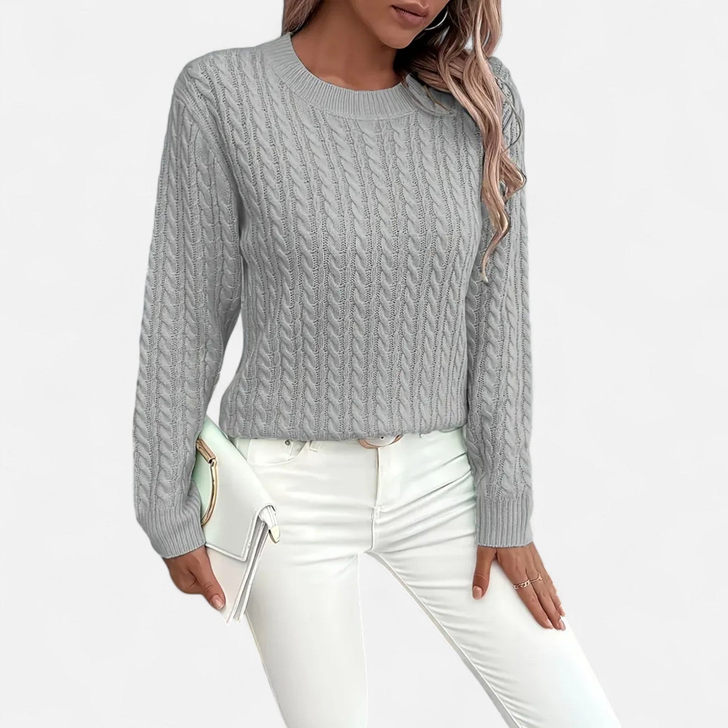 Jersey Mujer de Acrílico Silueta Clásica Invierno