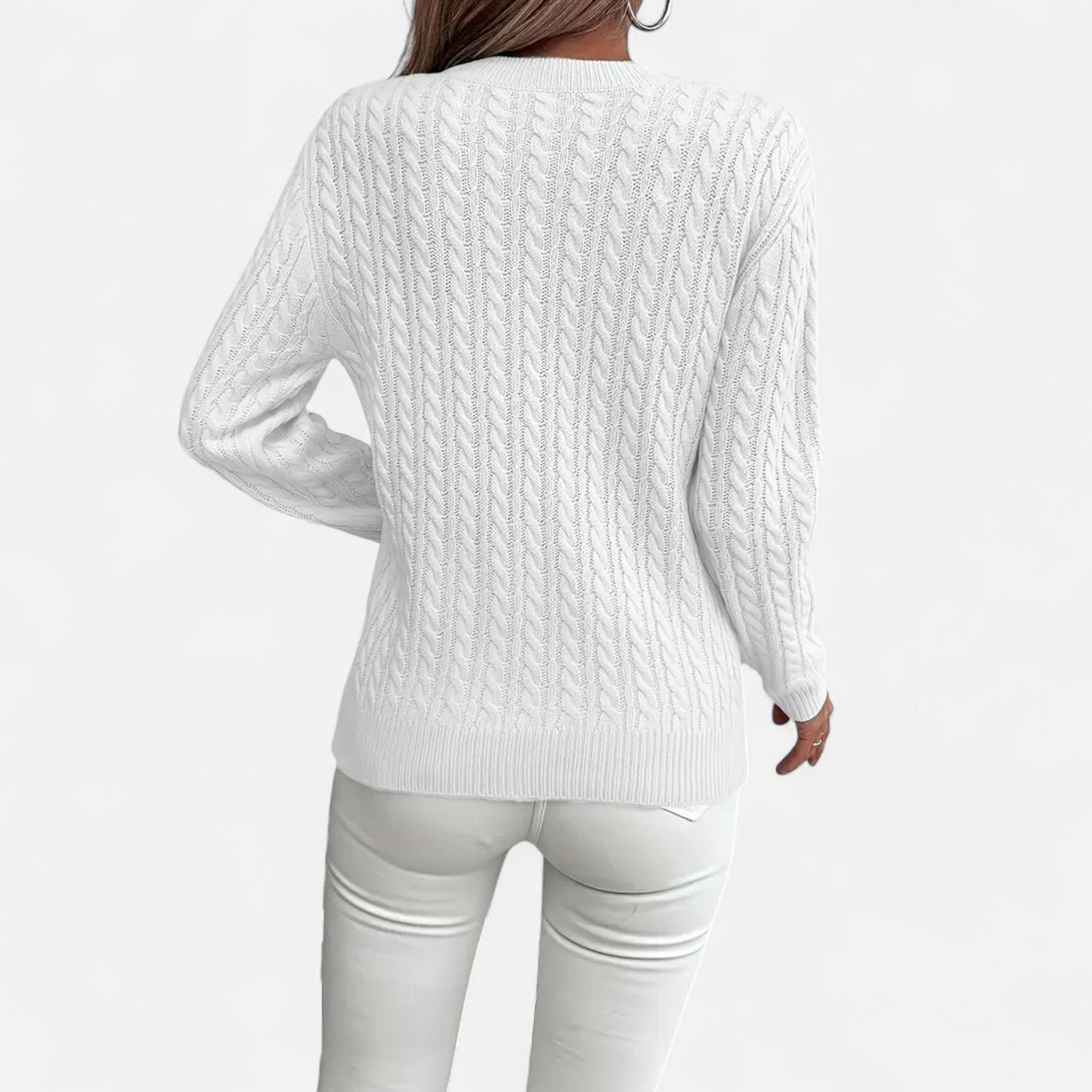 Jersey Mujer de Acrílico Silueta Clásica Invierno