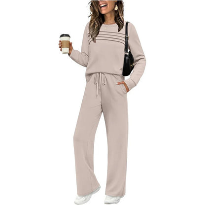 Conjunto Mujer Dos Piezas Tejido Suave Comodo